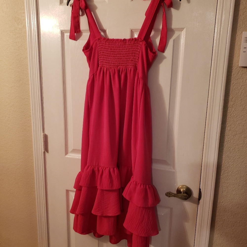 Sundress by Sofia Vergara.  Bustier Midi. NWOT Fuscia Pink S. Fast SHIPPER. - Picture 8 of 8